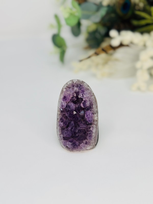 Amethyst Cluster: Spiritual Awareness, Positive Energy (220g)