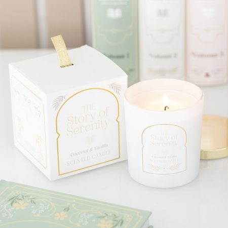 The Story Of Serenity Coconut & Vanilla Candle