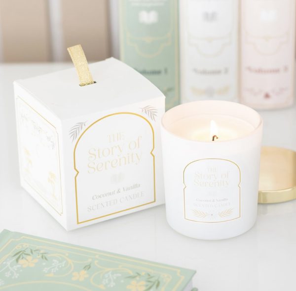 The Story Of Serenity Coconut & Vanilla Candle