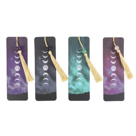 Crystal Bookmark - Amethyst, Black Obsidian, Green Aventurine and Rose Quartz