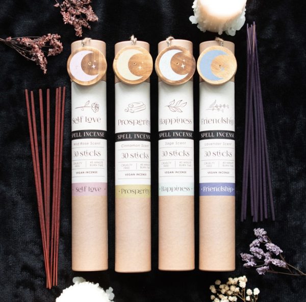 Herbal Magick Spell Incense Sticks With Incense Holder