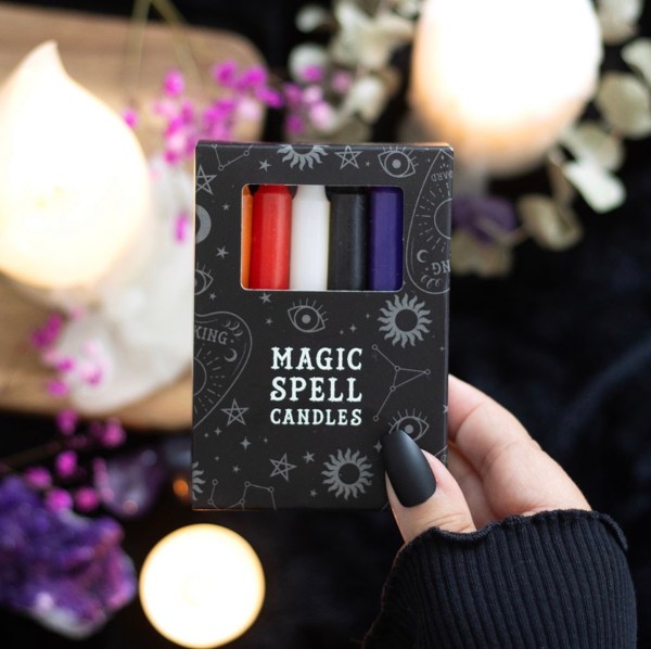 Pack Of 12 Mixed Spell Candles