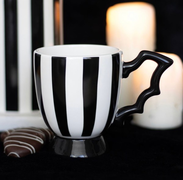 Striped Bat Wing Teacup