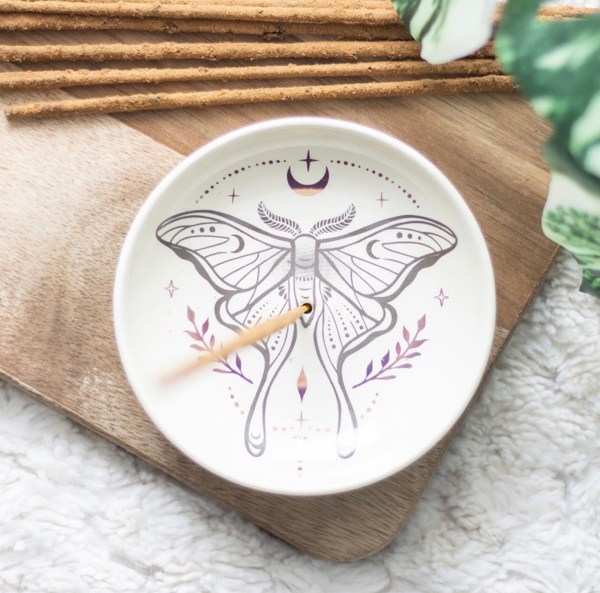 Luna Moth Incense Holder Plate