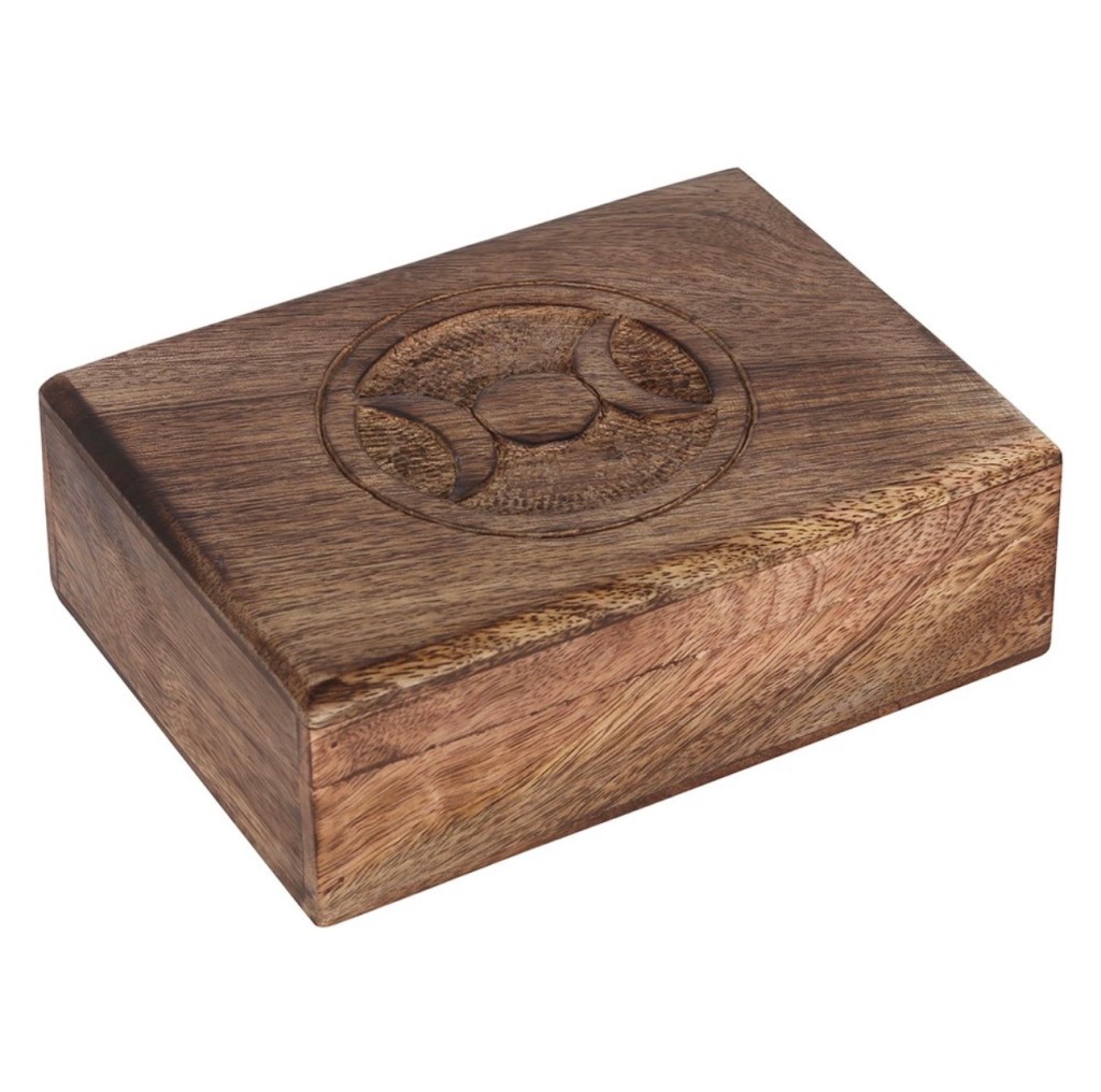 7X5in Triple Moon Tarot Card Box