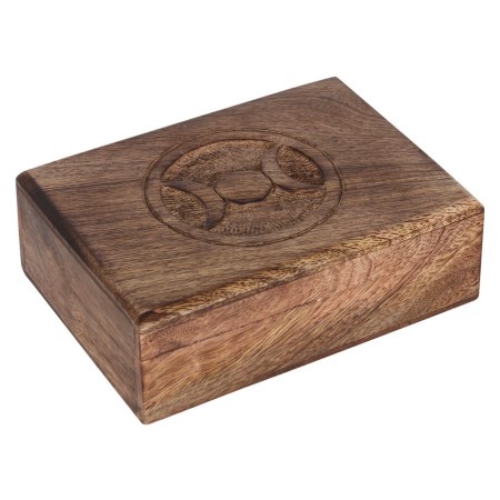 7X5in Triple Moon Tarot Card Box