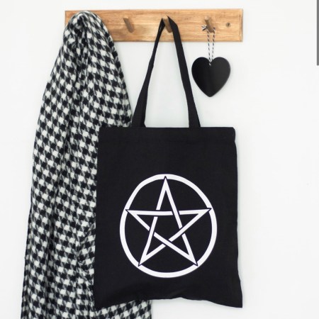 Pentagram Polycotton Tote Bag