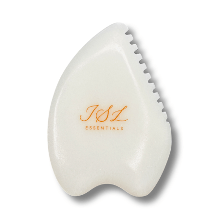 White Jade Gua Sha & Storage Pouch