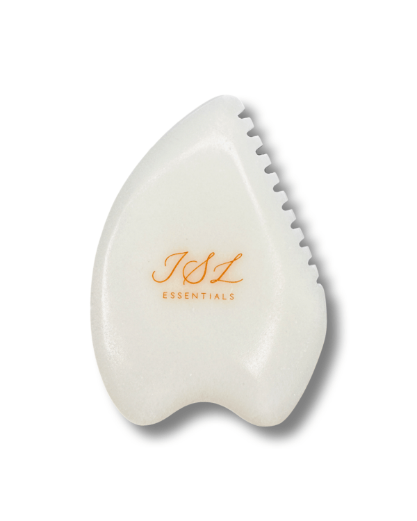 White Jade Gua Sha & Storage Pouch