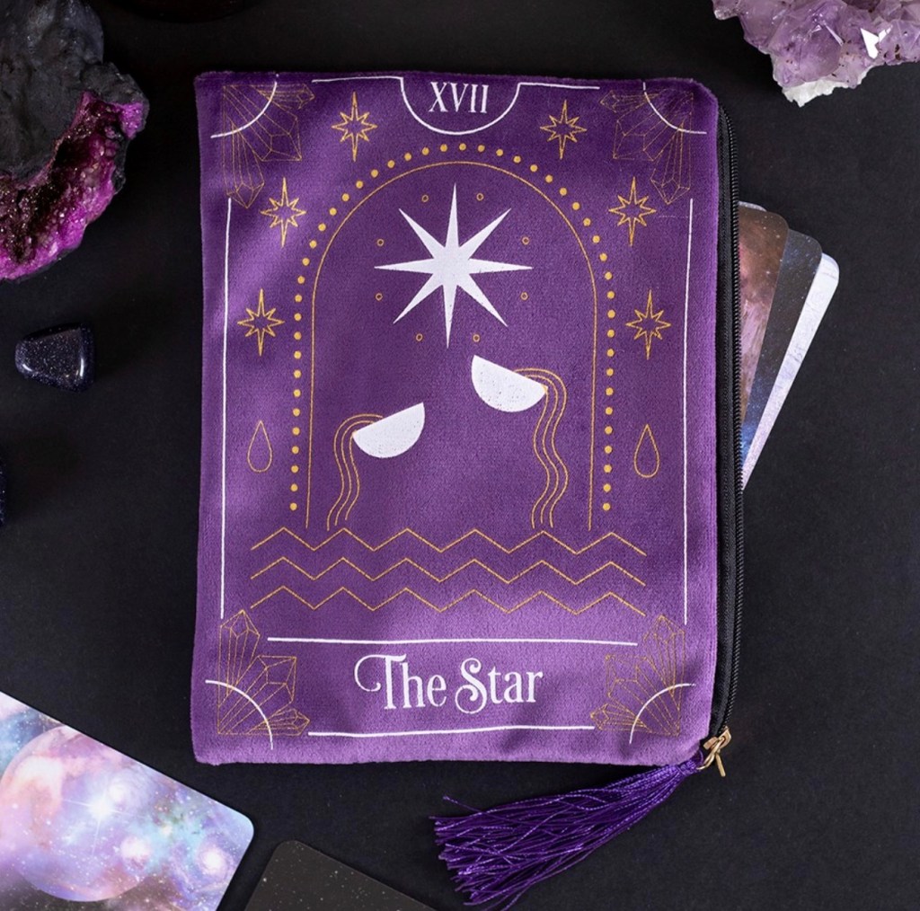 The Star Tarot Card Zippered Bag