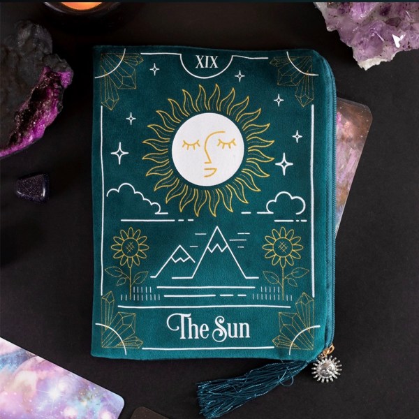 The Sun Tarot Card Zippered Bag