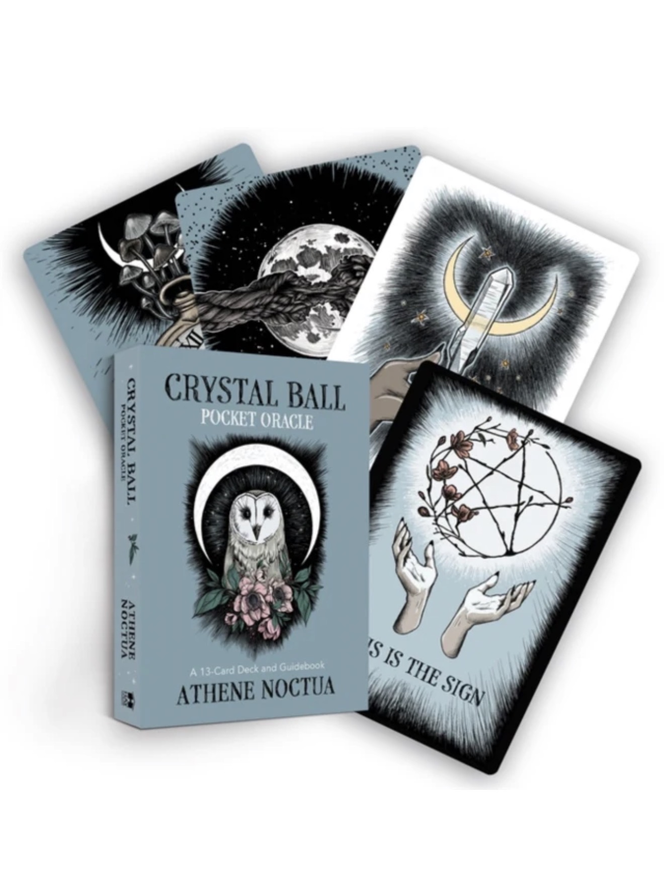Crystal Ball Pocket Oracle Card Deck - Athene Noctua - Image 3