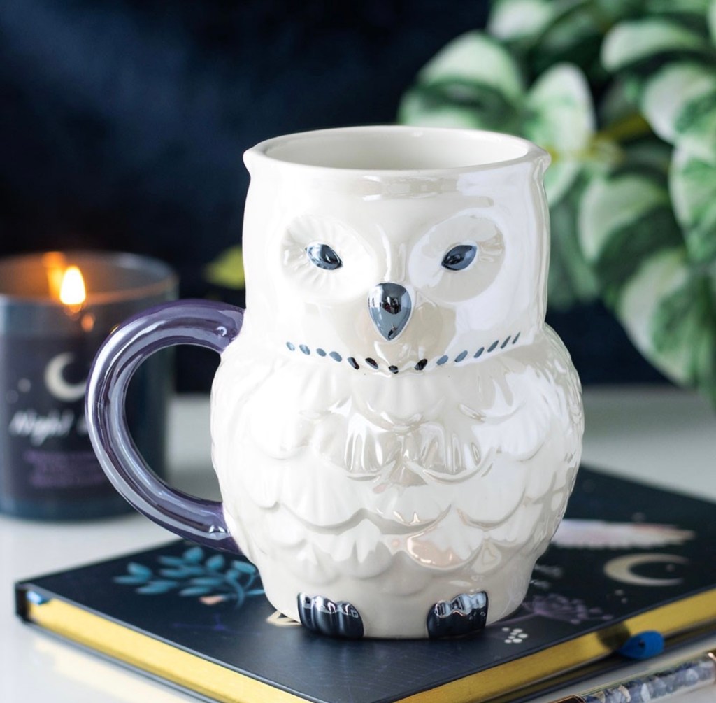 Owl Shaped Iridescent Mug