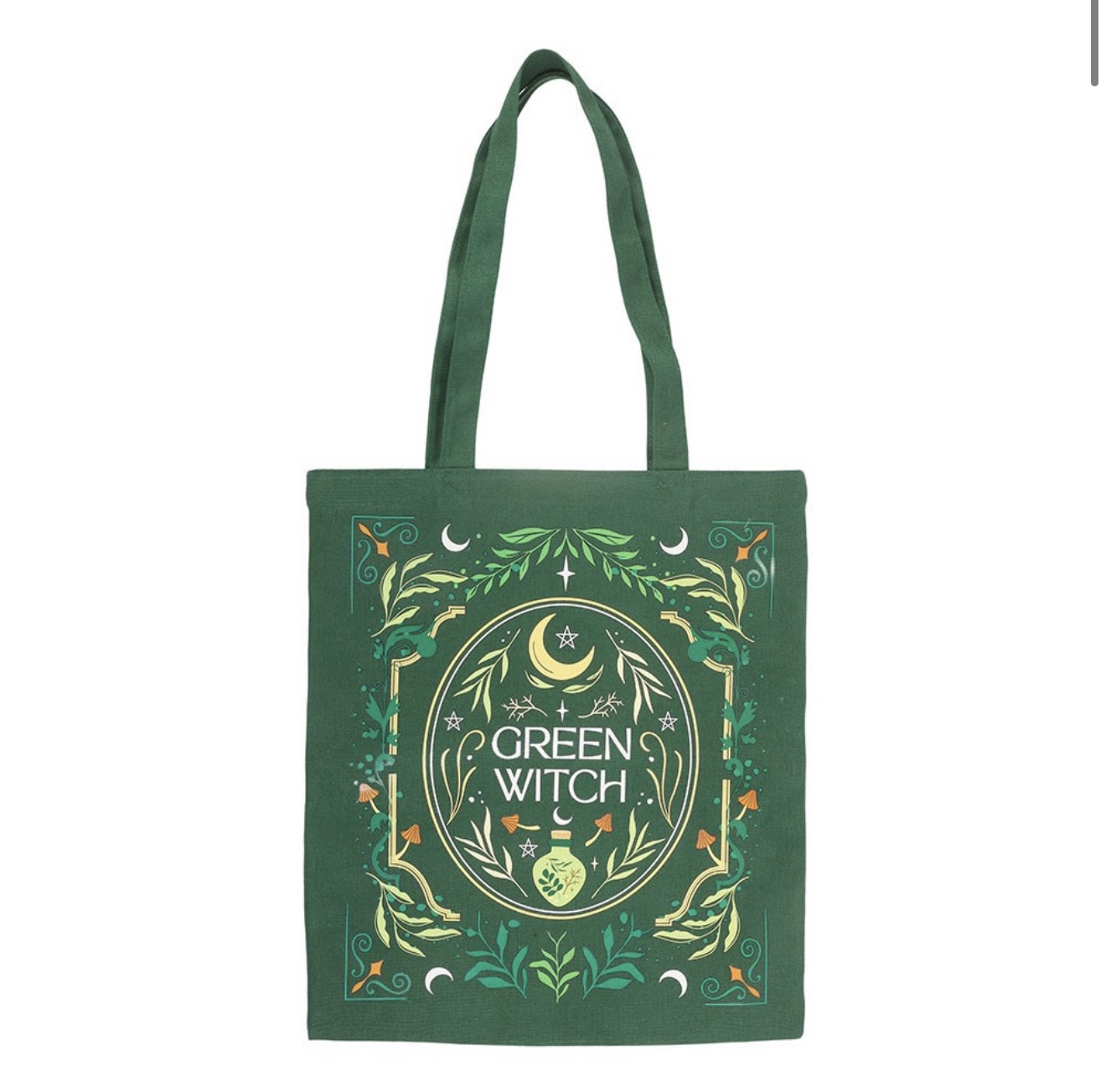 Green Witch Tote Bag - Image 3