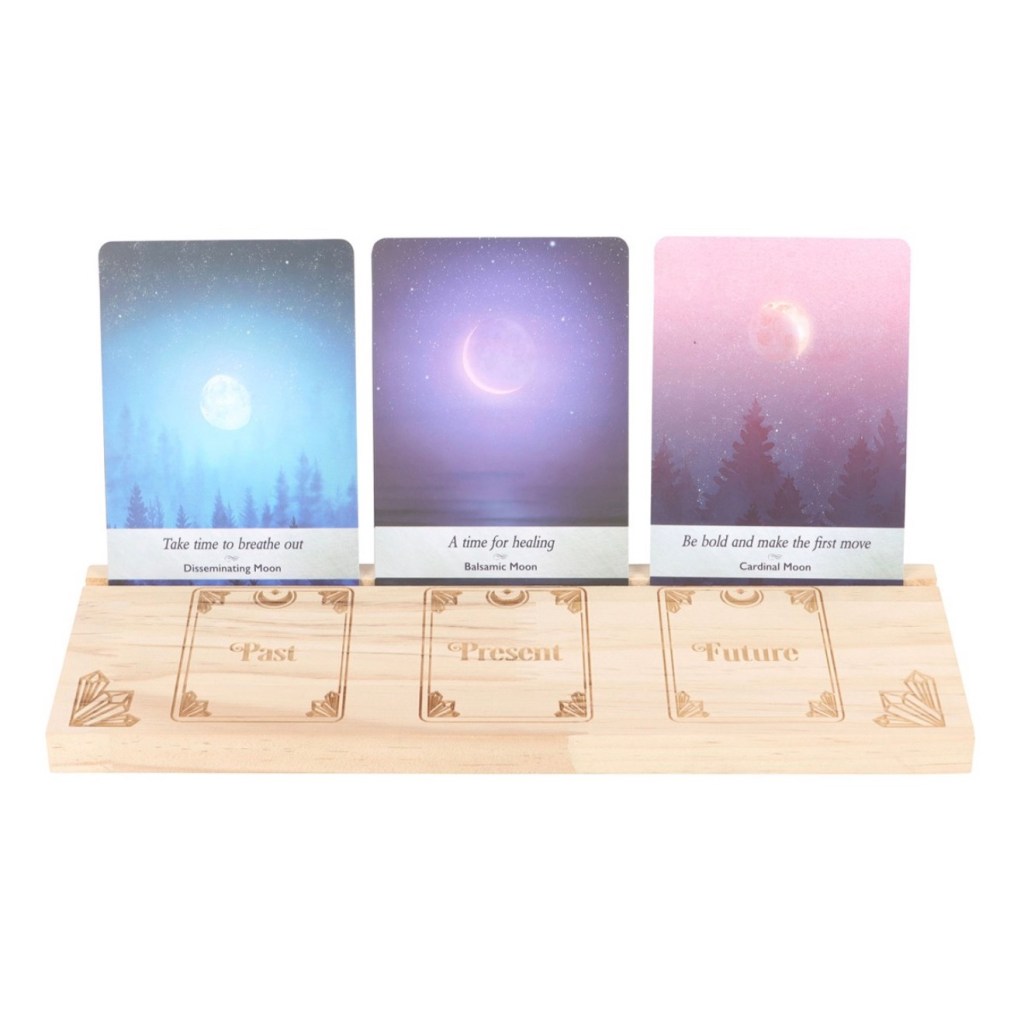 Natural Past Present Future Tarot Card Stand