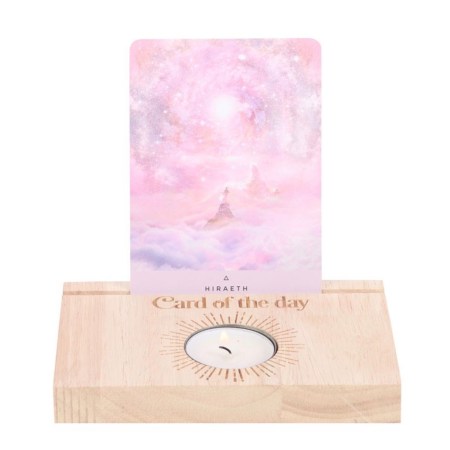 Natural Card Of The Day Tarot Card Stand Tealight Holder