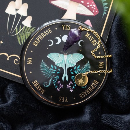 Luna Moth Pendulum Divination Kit
