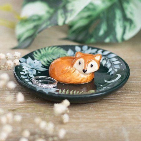 Green Fox Trinket Dish