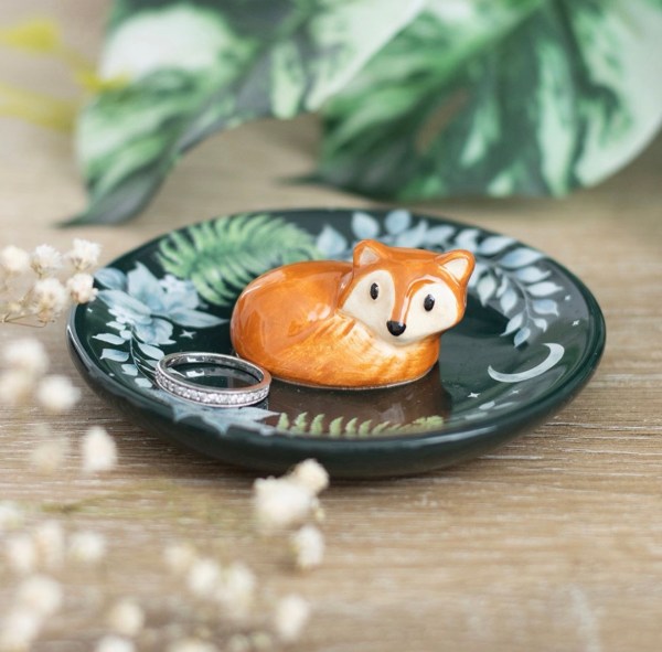 Green Fox Trinket Dish