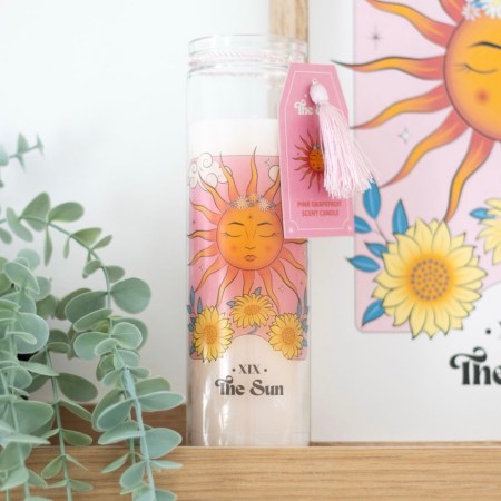 The Sun Pink Grapefruit Tube Candle