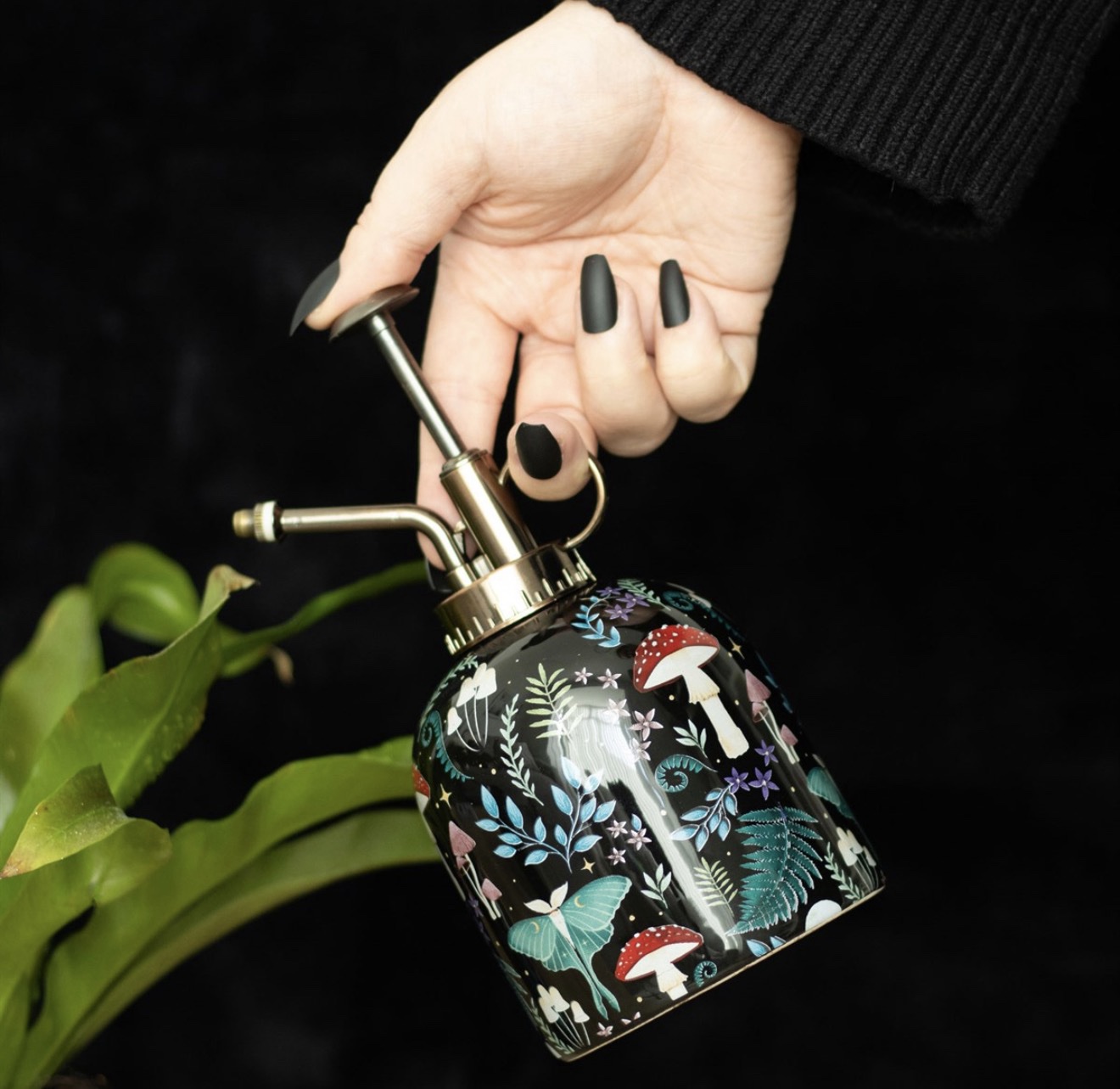 Dark Forest Print Ceramic Plant Mister