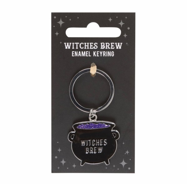 Witches Brew Cauldron Keyring